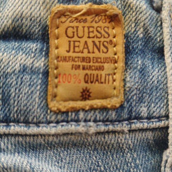 VINTAGE Guess jeans low-rise flared size 27 - Picture 7 of 13